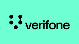 Verifone logo.